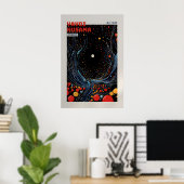 Yayoi Kusama Poster - Abstract Yayoi Kusama Print ポスター (ホームオフィス)