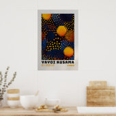 Yayoi Kusama Poster - Abstract Yayoi Kusama Print ポスター (キッチン)