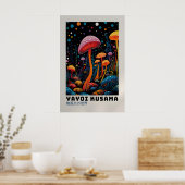 Yayoi Kusama Poster - Abstract Yayoi Kusama Print ポスター (キッチン)