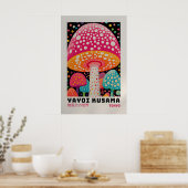 Yayoi Kusama Poster - Abstract Yayoi Kusama Print ポスター (キッチン)