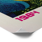 Yayoi Kusama Poster - Yayoi Kusama Inspired Floral ポスター (角)