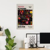 Yayoi Kusama Print - Abstract Yayoi Kusama Poster ポスター (ホームオフィス)