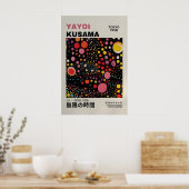 Yayoi Kusama Print - Abstract Yayoi Kusama Poster ポスター (キッチン)