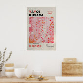 Yayoi Kusama Print - Abstract Yayoi Kusama Poster ポスター (キッチン)