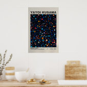 Yayoi Kusama Print - Abstract Yayoi Kusama Poster ポスター (キッチン)