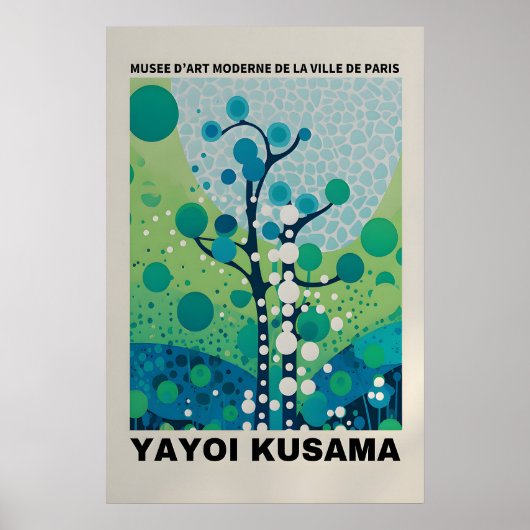 Yayoi Kusama Print - Abstract Yayoi Kusama Poster ポスター (正面)