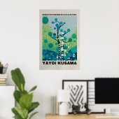 Yayoi Kusama Print - Abstract Yayoi Kusama Poster ポスター (ホームオフィス)