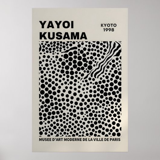 Yayoi Kusama Print - Abstract Yayoi Kusama Poster ポスター (正面)