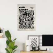 Yayoi Kusama Print - Abstract Yayoi Kusama Poster ポスター (ホームオフィス)