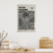 Yayoi Kusama Print - Abstract Yayoi Kusama Poster ポスター (キッチン)