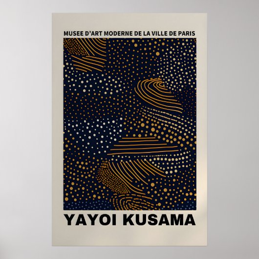 Yayoi Kusama Print - Abstract Yayoi Kusama Poster ポスター (正面)