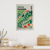 Yayoi Kusama Print - Abstract Yayoi Kusama Poster ポスター (キッチン)