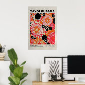 Yayoi Kusama Print - Abstract Yayoi Kusama Poster ポスター (ホームオフィス)