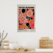 Yayoi Kusama Print - Abstract Yayoi Kusama Poster ポスター (キッチン)