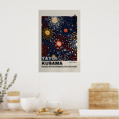 Yayoi Kusama Print - Abstract Yayoi Kusama Poster ポスター (キッチン)