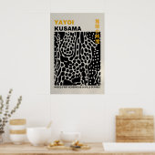 Yayoi Kusama Print - Abstract Yayoi Kusama Poster ポスター (キッチン)