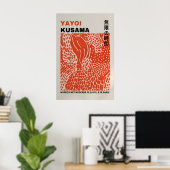 Yayoi Kusama Print - Abstract Yayoi Kusama Poster ポスター (ホームオフィス)