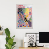Yayoi Kusama Print, Modern Art Print, Livingroom ポスター (ホームオフィス)