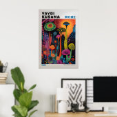 Yayoi Kusama Print, Modern Art Print, Livingroom ポスター (ホームオフィス)