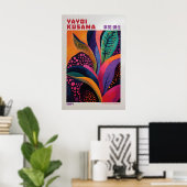 Yayoi Kusama Print, Modern Art Print, Maximalist ポスター (ホームオフィス)