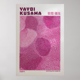 Yayoi Kusama Print, Modern Art Print, Maximalist ポスター