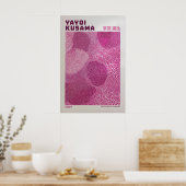 Yayoi Kusama Print, Modern Art Print, Maximalist ポスター (キッチン)