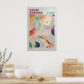 Yayoi Kusama Print, Modern Art Print, Maximalist ポスター (キッチン)