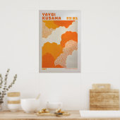 Yayoi Kusama Print, Modern Art Print, Maximalist ポスター (キッチン)