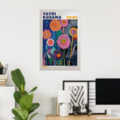 Yayoi Kusama Print, Modern Art Print, Maximalist ポスター (ホームオフィス)
