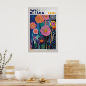 Yayoi Kusama Print, Modern Art Print, Maximalist ポスター (キッチン)