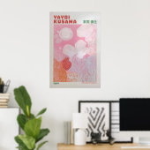 Yayoi Kusama Print, Modern Art Print, Maximalist ポスター (ホームオフィス)