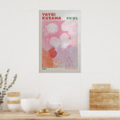 Yayoi Kusama Print, Modern Art Print, Maximalist ポスター (キッチン)