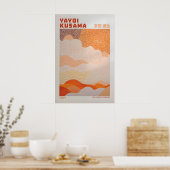 Yayoi Kusama Print, Modern Art Print, Maximalist ポスター (キッチン)