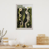 Yayoi Kusama Print, Modern Art Print, Maximalist ポスター (キッチン)