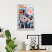 Yayoi Kusama Print, Modern Art Print, Maximalist ポスター (ホームオフィス)