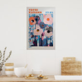 Yayoi Kusama Print, Modern Art Print, Maximalist ポスター (キッチン)
