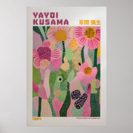 Yayoi Kusama Print, Modern Art Print, Maximalist ポスター