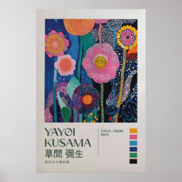Yayoi Kusama Print, Modern Art Print, Maximalist ポスター