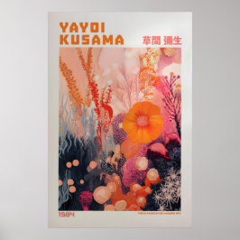 Yayoi Kusama Print, Modern Art Print, Yayoi Kusama ポスター