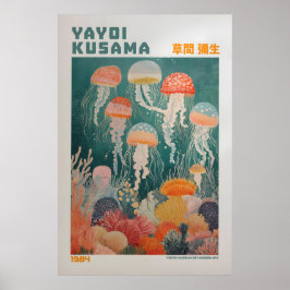 Yayoi Kusama Print, Modern Art Print, Yayoi Kusama ポスター