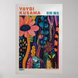 Yayoi Kusama Print, Modern Art Print, Yayoi Kusama ポスター