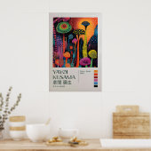 Yayoi Kusama Print, Modern Art Print, Yayoi Kusama ポスター (キッチン)