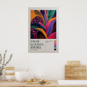 Yayoi Kusama Print, Modern Art Print, Yayoi Kusama ポスター (キッチン)