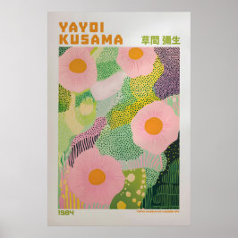 Yayoi Kusama Print, Modern Art Print, Yayoi Kusama ポスター
