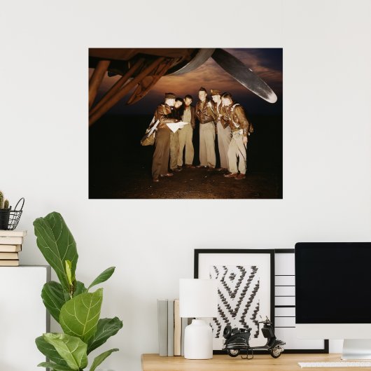 YB-17 Bomber Crew, 1942 ポスター (ホームオフィス)