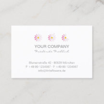 ♥ YBee *小さな花*ピンクのデイジーモダン.