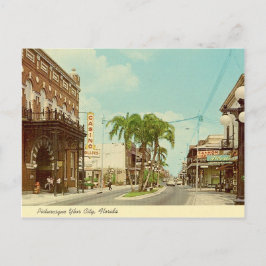 Ybor City，フロリダ州ヴィンテージ通りシーン ポストカード