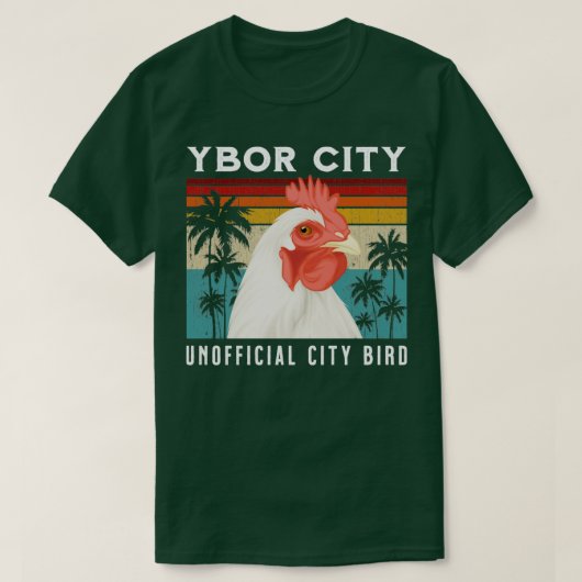 Ybor City Florida非公式シティバードサミナリー Tシャツ (デザイン正面)