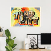 Ybor City Florida FL旧ヴィンテージ旅行お土産 ポスター (ホームオフィス)