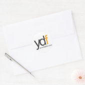 ydflogo, yourdalyfix.com ラウンドシール (封筒)